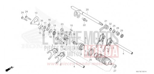 BARILLET DE SELECTION (NT1100D) NT1100DP de 2023